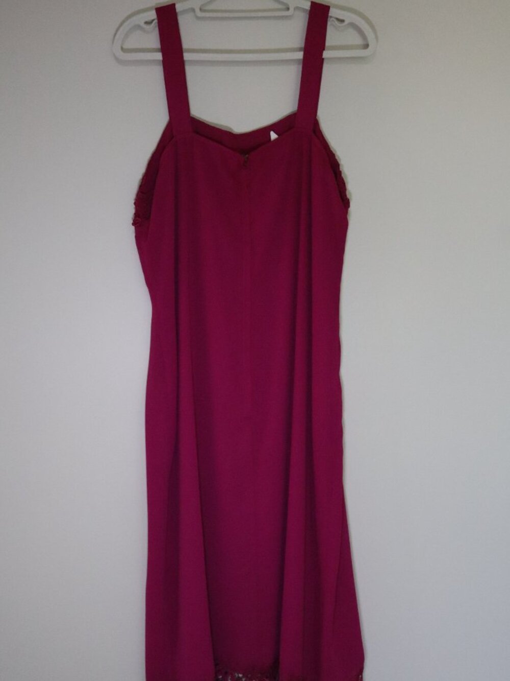 Vintage Bold Pink Size 16 Sleeveless Dress - Picture 5 of 8